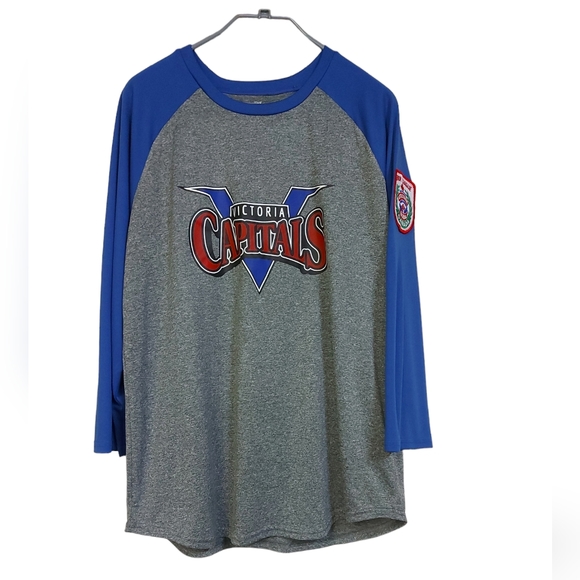 Victoria Capitals #29 Baseball T-shirt Canada Sports Little League - Picture 1 of 7